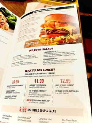 Menu photo 1 Outback Steakhouse Hermantown, MN