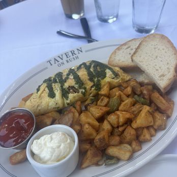 Tavern on Rush - Tavern omelet with steak tips - Seafood Near Me - Chicago, Illinois