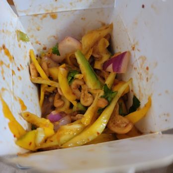 Thai 9 - Mango salad - YOU MUST GET THIS!!! - Thai Near Me - Dayton, Ohio Thai 9 - Mango salad - YOU MUST GET THIS!!! - Thai Near Me - Dayton, Ohio