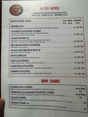 Menu photo 5 Ragin Cajun Cafe Redondo Beach, CA