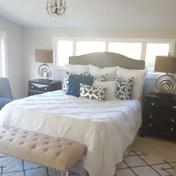 Casa Royal Home Staging - Staged Master bedroom, So. S F. - Interior Design Near Me Casa Royal Home Staging - Staged Master bedroom, So. S F. - Interior Design Near Me