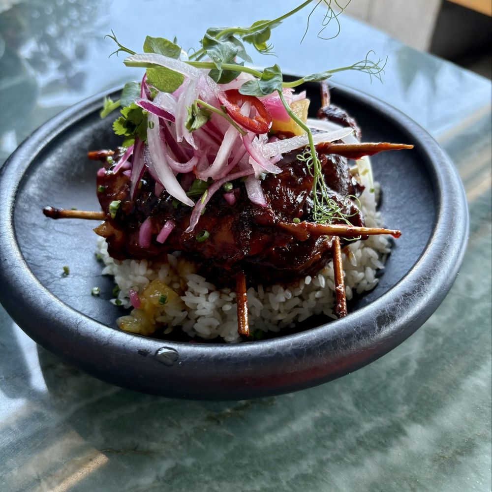 Aaktun - Huli Huli Chicken Skewers - Coffee & Tea Near Me - Clayton, North Carolina