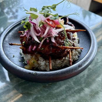 Aaktun - Huli Huli Chicken Skewers - Coffee & Tea Near Me - Clayton, North Carolina