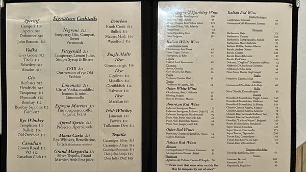 Menu photo 5 Monte's Trattoria New York, NY Menu photo 5 Monte's Trattoria New York, NY