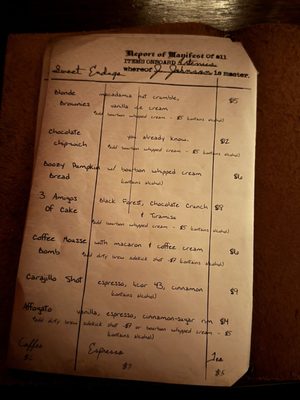 Menu photo 4 Artemis Speakeasy Ronkonkoma, NY Menu photo 4 Artemis Speakeasy Ronkonkoma, NY