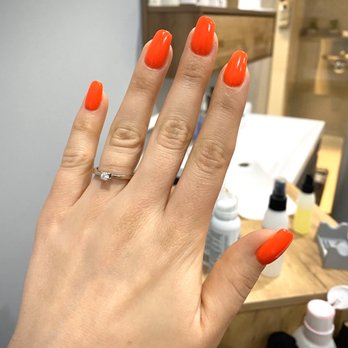 High Five Nail Studio - Amazing red! - Nail Technicians Near Me - Miami, Florida