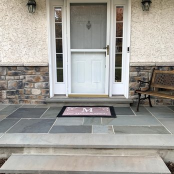 Burns Masonry & Construction - the front steps leading to the front door - General Contractors Near Me - Collegeville, Pennsylvania