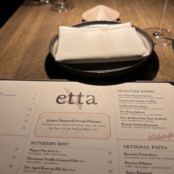 etta - Menu - New American Near Me - Scottsdale, Arizona etta - Menu - New American Near Me - Scottsdale, Arizona