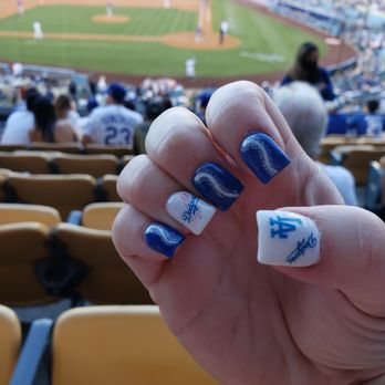 Luminous Nail Studio - Let's go Dodgers! - Nail Technicians Near Me - Lancaster, California