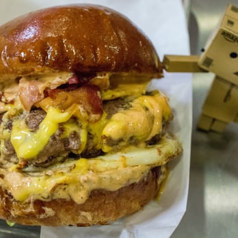 Corner Burger - bacon and cheese burger - Burgers Near Me - Lawndale, California