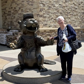 Buc-ees - Me and Buc-ee's statue - Gas Stations Near Me - Auburn, Alabama