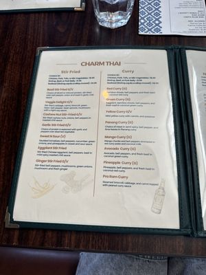 Menu photo 2 Charm Thai Sacramento, CA