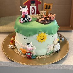 Just Eat It Cake Art - Birthday Cake farm themed