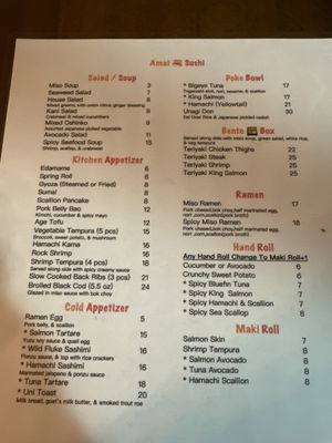 Menu photo 2 Amai Sushi Brookfield, CT