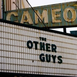 Current theatre sign.