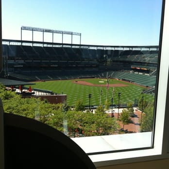 Hilton Baltimore Inner Harbor - The view from my treadmill. The gym is awesome - Hotels Near Me - Baltimore, Maryland
