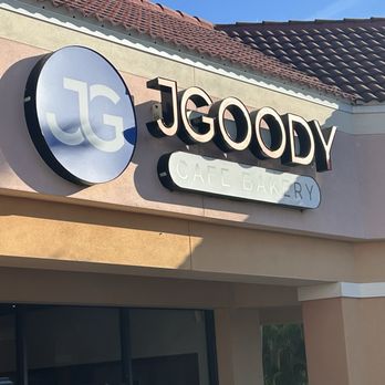 JGoody Cafe Bakery - Storefront, in an Ace Hardware / Ross strip mall w plenty of parking. - Bakeries Near Me - Oldsmar, Florida