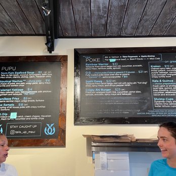 Tails Up Maui - Two nice young ladies who helped us out. - Seafood Near Me - Wailuku, Hawaii Tails Up Maui - Two nice young ladies who helped us out. - Seafood Near Me - Wailuku, Hawaii