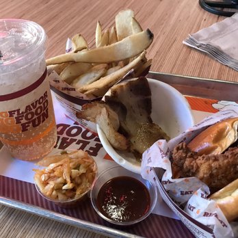 Big Chicken - Shaq-Fu combo Fyi- fries are sliced thin - Chicken Shop Near Me - Las Vegas, Nevada
