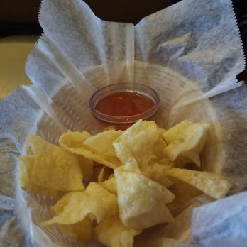 Yune's Sushi - Courtesy chips and sauce - Japanese Near Me - Monroe, New York Yune's Sushi - Courtesy chips and sauce - Japanese Near Me - Monroe, New York