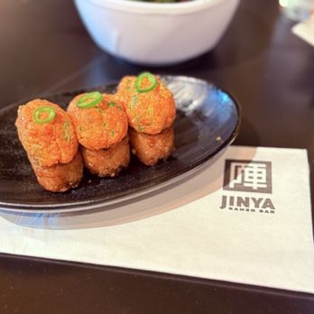 JINYA Ramen Bar - Wharf - Fried rice ball with spicy tuna top - pretty spicy! - Ramen Near Me - Washington, DC, District of Columbia JINYA Ramen Bar - Wharf - Fried rice ball with spicy tuna top - pretty spicy! - Ramen Near Me - Washington, DC, District of Columbia