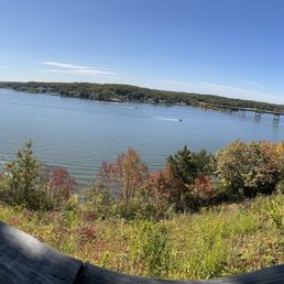 View from the patio at Shawnee Bluff. View from the patio at Shawnee Bluff.