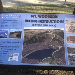 Trail details from Lake Poway