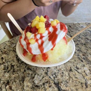 Wailua Shave Ice - Lava flow - Shaved Ice Near Me - Kapaa, Hawaii