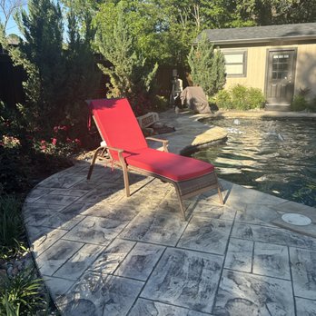 ACT Concrete - Stamped Concrete Pool Deck - Masonry/Concrete Near Me - Rowlett, Texas ACT Concrete - Stamped Concrete Pool Deck - Masonry/Concrete Near Me - Rowlett, Texas