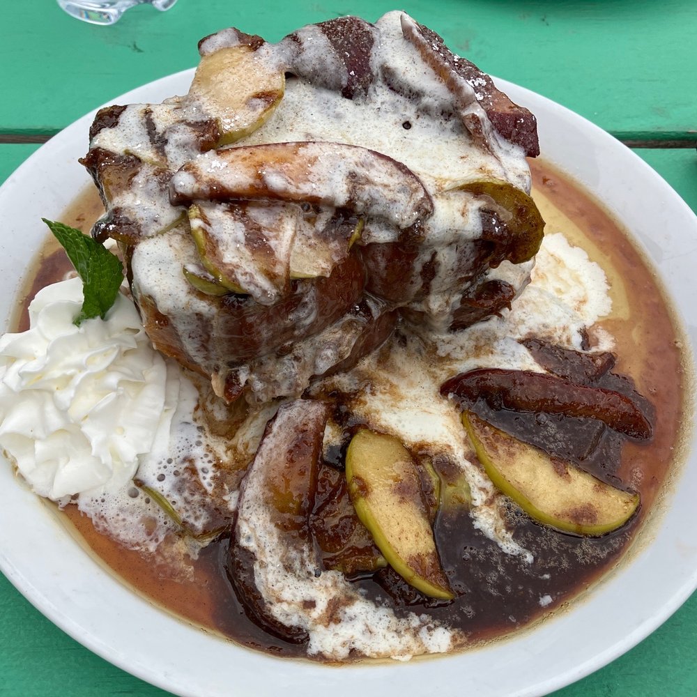 The Hen - Apple churros French toast $13 - Breakfast & Brunch Near Me - Ann Arbor, Michigan The Hen - Apple churros French toast $13 - Breakfast & Brunch Near Me - Ann Arbor, Michigan