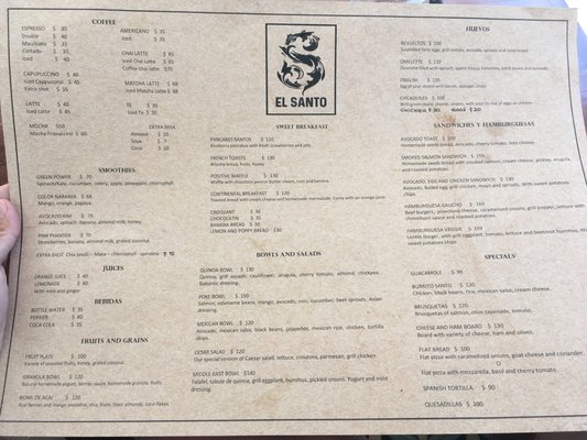 Menu photo 7 El Santo Tulum, ROO Menu photo 7 El Santo Tulum, ROO