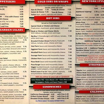 Toledo's Pizza - Feb 2019 Back of Menu - Pizza Near Me - Waynesboro, Pennsylvania Toledo's Pizza - Feb 2019 Back of Menu - Pizza Near Me - Waynesboro, Pennsylvania