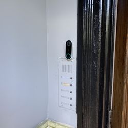 Z Construction - Nest Hello video doorbell installation in a historic DC row home.