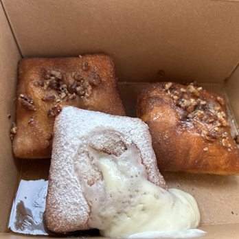 The Beignet Stand - Honey butter churro and cream cheese beignet - Desserts Near Me - San Antonio, Texas The Beignet Stand - Honey butter churro and cream cheese beignet - Desserts Near Me - San Antonio, Texas