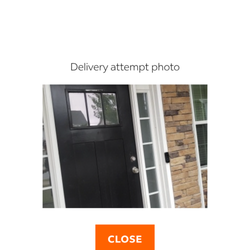 FedEx Ship Center - "Failed Delivery Attempt" Photo that shows the driver didn't leave a delivery slip with any contact info