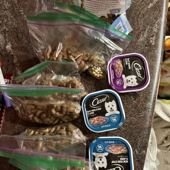 PetSmart - My dog's weekend meals that was prepped for him. - Pet Stores Near Me - Fremont, California