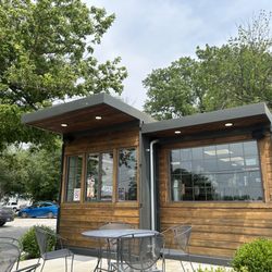 Shimoji Coffee - Adorable and delicious! I had the white chocolate cherry Yuki and my son had the peach smoothie!