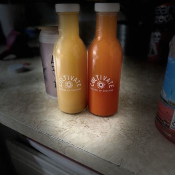 Cultivate Juice Co. - Take homes from Cultivate Juice Co. (Juice: OH SNAP and SUNRISE) - Juice Bars & Smoothies Near Me - Fallbrook, California Cultivate Juice Co. - Take homes from Cultivate Juice Co. (Juice: OH SNAP and SUNRISE) - Juice Bars & Smoothies Near Me - Fallbrook, California