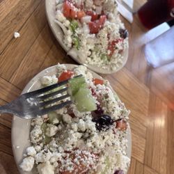 Syros Greek & Italian Restaurant - Would you like a salad with your cheese?
