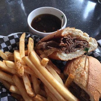 Whistle Stop Pub - Alberta beef dip with chipotle BBQ sauce. Good price and quantity. - Pubs Near Me - Jasper, Alberta Whistle Stop Pub - Alberta beef dip with chipotle BBQ sauce. Good price and quantity. - Pubs Near Me - Jasper, Alberta