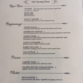 The Osprey - Soft opening menu - Seafood Near Me - Orlando, Florida The Osprey - Soft opening menu - Seafood Near Me - Orlando, Florida