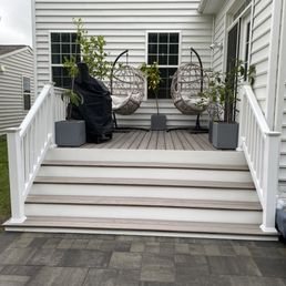 Deck board refresh and stairs by JCM