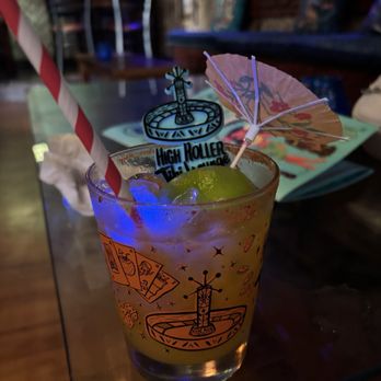 High Roller Tiki Lounge - Mango monsoon - sweet and delicious!! - Tiki Bars Near Me - Solvang, California