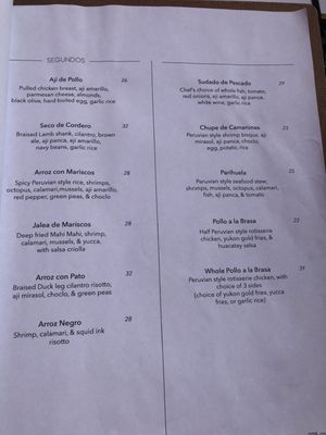Menu photo 3 Pisac Peruvian Bistro Toronto, ON