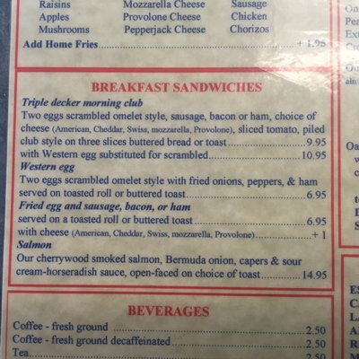 Menu photo 1 Four Corners Luncheonette Delmar, NY Menu photo 1 Four Corners Luncheonette Delmar, NY