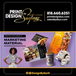 Print Design By Santiago - Hollywood - At Print Design By Santiago, we proudly offer a comprehensive range of services, including general printing solutions!