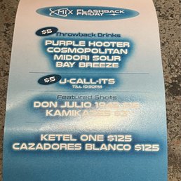 MIX Downtown (Sacramento, CA): Flashback Friday Drink List MIX Downtown (Sacramento, CA): Flashback Friday Drink List