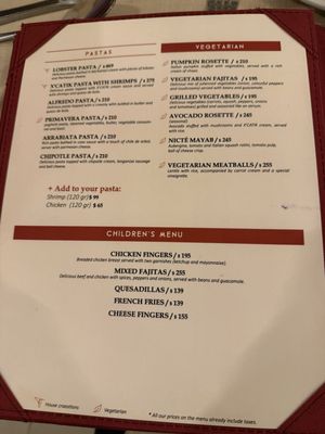 Menu photo 3 El Atrio del Mayab Valladolid, YUC