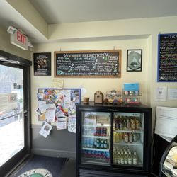 Tusk & Cup - Menu and mini fridge drinks