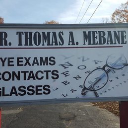 Exterior outside entrance of Mebane Thomas A Dr Optmtrst - Full Service Optometry - Roanoke Rapids, North Carolina Exterior outside entrance of Mebane Thomas A Dr Optmtrst - Full Service Optometry - Roanoke Rapids, North Carolina